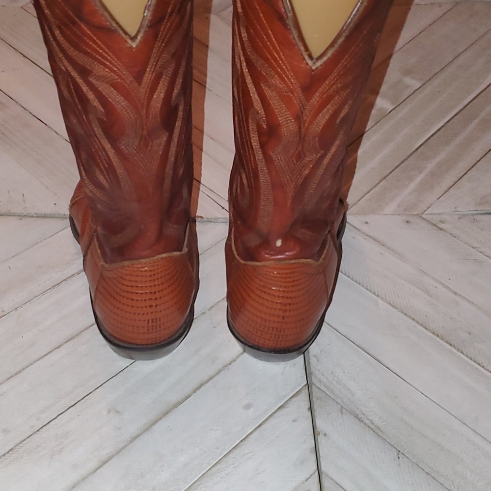 Durango S.8.5 Dark Brown Leather Boots 👢 - Picture 4 of 11